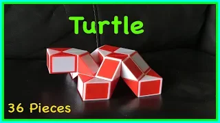 Rubik’s Twist 36 or Snake Puzzle 36 Tutorial: How to Make a Turtle Shape Step by Step