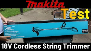 MAKITA 18V Cordless String Trimmer DUR181 Review - DUR181Z Cordless String Trimmer - Review & Test