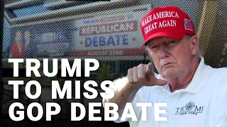 Trump missing Republican debate is ‘wise’