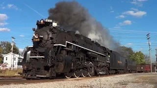 Steam Train on Wheeling and Lake Erie Railroad NKP 765