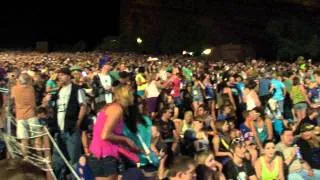 Crowd befo Pretty Lights Red Rocks 8-18-12