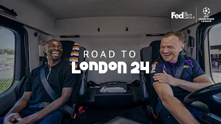 Claude Makélélé helps to deliver the UCL trophy to Wembley 🏟️ | Road to the Final 🏆