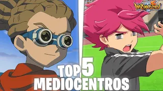 TOP 5 MEDIOCENTROS de TODO INAZUMA ELEVEN