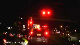 ทดสอบวิดีโอกล้องติดรถแบบกระจกมองหลัง (ตอนกลางคืน)- Vehicle Black Box DVR