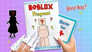 [🐾paper diy🐾] Roblox Pregnant Compilation 로블록스 Outfit Blind Bag 블라인드백 | ASMR DIY Paper