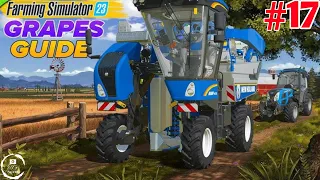 Making Grapes Juice In Farming Simulator 23 GAMEPLAY #17