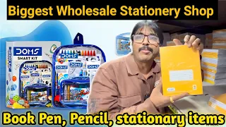 Notebooks Wholesale Stationery Shop @ Crawford Market | Book Pen, Pencil, lunch box Stationary items