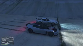 GTA 5 Racing (Banshee 900r vs Coquette) DIG RACE