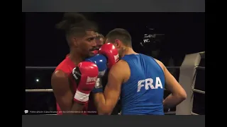 Finale Savate Boxe Française Championnat du Monde Combat Christopher Brugiroux le 11 Décembre 2021