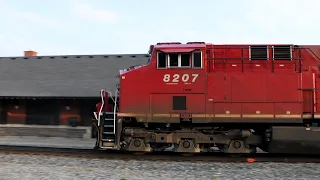 CP 8207 East - CPKC 528 (Tanks) - GP Galt Sub - Galt Train Station, Galt Ontario