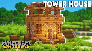 Minecraft: How to Build a Small Tower House