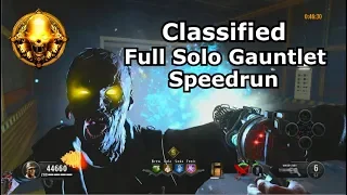 Classified Full Solo Gauntlet Speedrun Gold PS4 no strikes