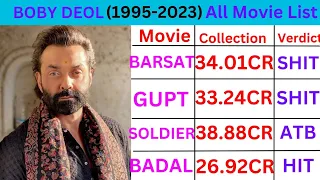 BOBBY DEOL (1995-2023) All Movie List | Bobby deol hit and flop movie list |