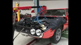 Lamborghini Espada V12 engine rebuild. Part 1, removing the engine