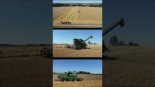 John Deere 1075 #johndeere #harvester #dji #drone #summer #shorts