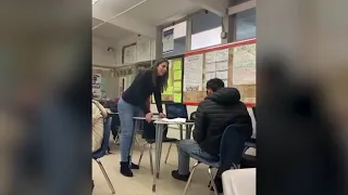 Teacher caught on video using racial slur repeatedly