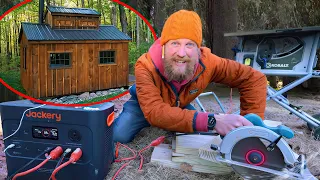 Building an Off-Grid Tiny House With The Jackery Explorer 3000 Pro - DIY Tiny House  Build Part 1