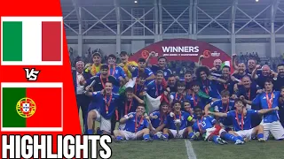 Italy vs Portugal | All Goals & Highlights | U17 European Championship Final | 05/06/24