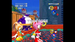 Sonic Heroes - Team Sonic VS Team Rose