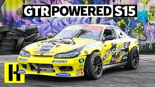 1000hp R35 GTR Powered Nissan S15 That Sounds Like the Apocalypse - Kazuya Taguchi's Pro Car