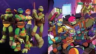 🍕TMNT 2012 x ROTTMNT Music Video (Theme Song Mashup)