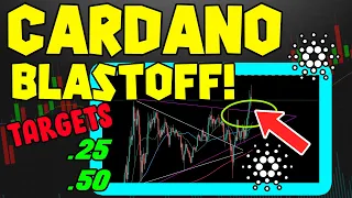 CARDANO PRICE BLASTS OFF AS ADA ALMOST HITS .20!