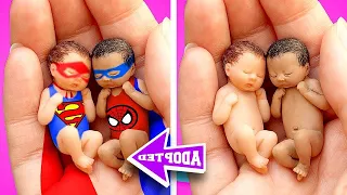 ¡ADOPTADO POR SUPERHÉROES! || ¿Cómo Vivir En Una Familia Con Superpoderes? ¡Situaciones divertidas!