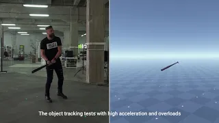 Antilatency object tracking stress tests - baseball, tennis, Striker VR gun