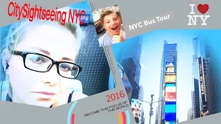 Vlog: City Sightseeing NY bus tour // экскурсия по Нью Йорку на автобусе//