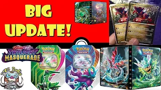 Big Twilight Masquerade Update! New Products, New Promos! (Pokémon TCG News)