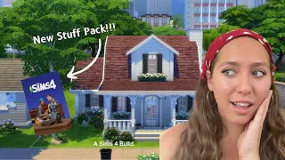 Building with the NEW Crystal Creations stuff pack | Sims 4 Speed Build
