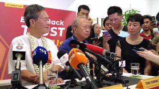 Press conference of Tan Kin Lian with Dr Tan Cheng Bock and Tan Jee Say