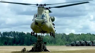 Troops were nearly crushed while docking Howitzer with a Chinook - Very Stressful