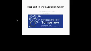 Post- Exit in the European Union