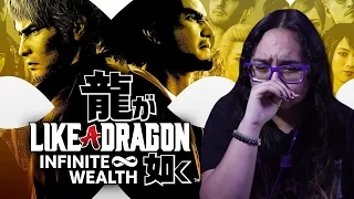 Like A Dragon: Infinite Wealth Story Trailer Reaction | RGG Like A Dragon Direct | AGirlAndAGame