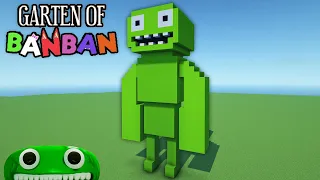 Minecraft Tutorial: How To Make A Jumbo Josh Statue "Garten of Banban"