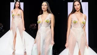 Анастасия Решетова оголилась на показе YASYA MINOCHKINA Mercedes Benz Fashion Week