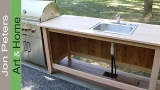 Build an Outdoor Kitchen Cabinet Part 1