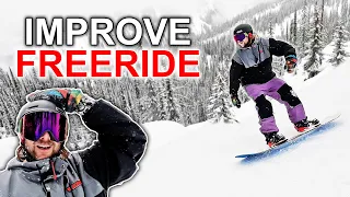 Do This To Improve Your Freeride Snowboarding