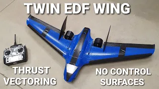 Twin EDF. no control surfaces!