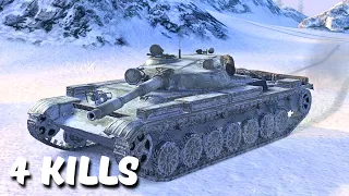 T-100 LT - 4 KILLS | 7,5 K Damage, WoT Blitz Replay