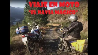 AFRICA TWIN XRV 750 1990 - Viaje al Navia Mágico con la gente de Asturtrail