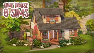 Tiny House for 8 Sims 🌳 | The Sims 4 Speed Build