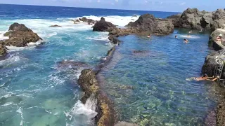 Piscinas Naturales de El Caletón - Garachico Tenerife 4K