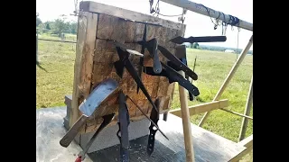 How to make a AWESOME Knife throwing target for under $50!