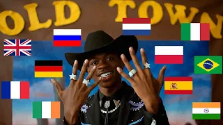 OLD TOWN ROAD in 11 Different Languages! (Lil Nas X)