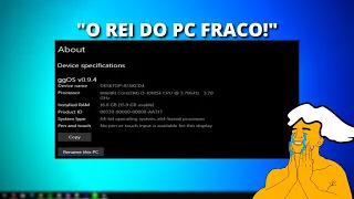 UMA "VERSÃO" DO WINDOWS EXTREMAMENTE "OTIMIZADA" PRA JOGO...