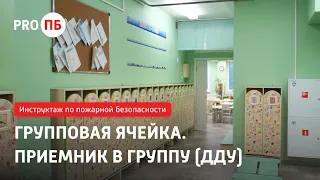 Инструктаж по пожарной безопасности. Групповая ячейка. Приемник в группу (ДДУ)