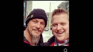 Live Interview with Travis Fimmel who Played  Ragnar Lothbrook on Vikings TvShow @thelivingwater5024