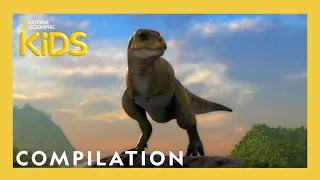 Dino Road Trip 🦖🚙 | 10 Minutes | Nat Geo Kids Compilation | @natgeokids